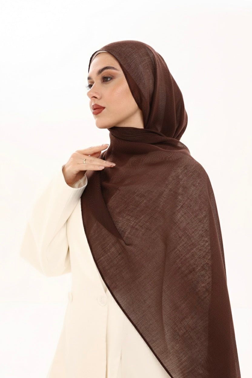 VISCOSE HIJAB - COFFEE