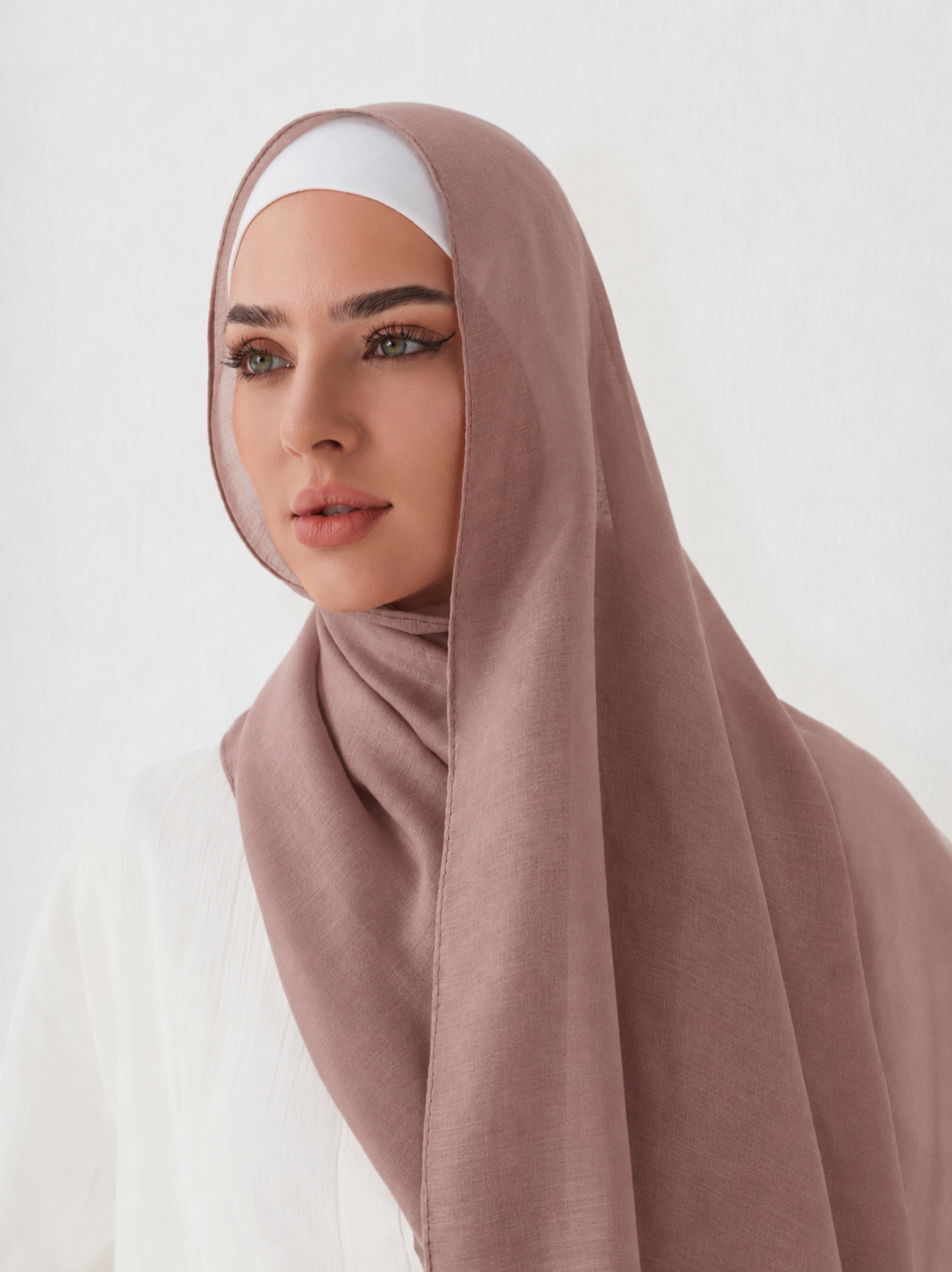 MODAL HIJAB - NUDE ROSE