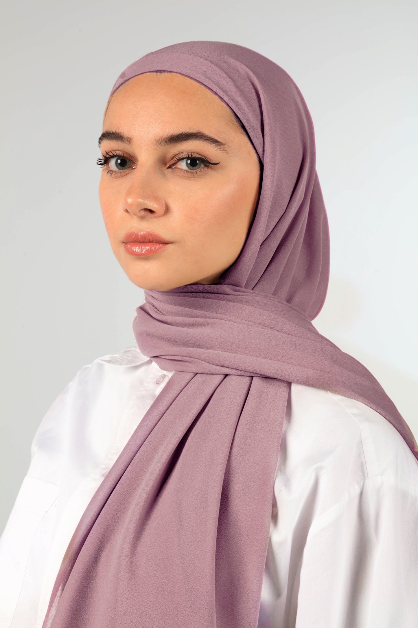 INSTANT CHIFFON HIJAB - NUDE BLUSH