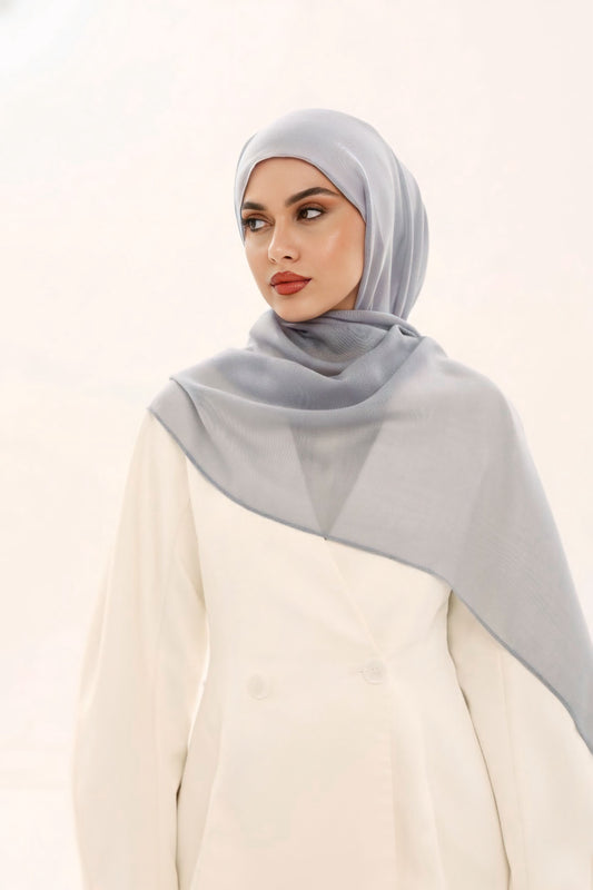 VISCOSE HIJAB - ICE BLUE