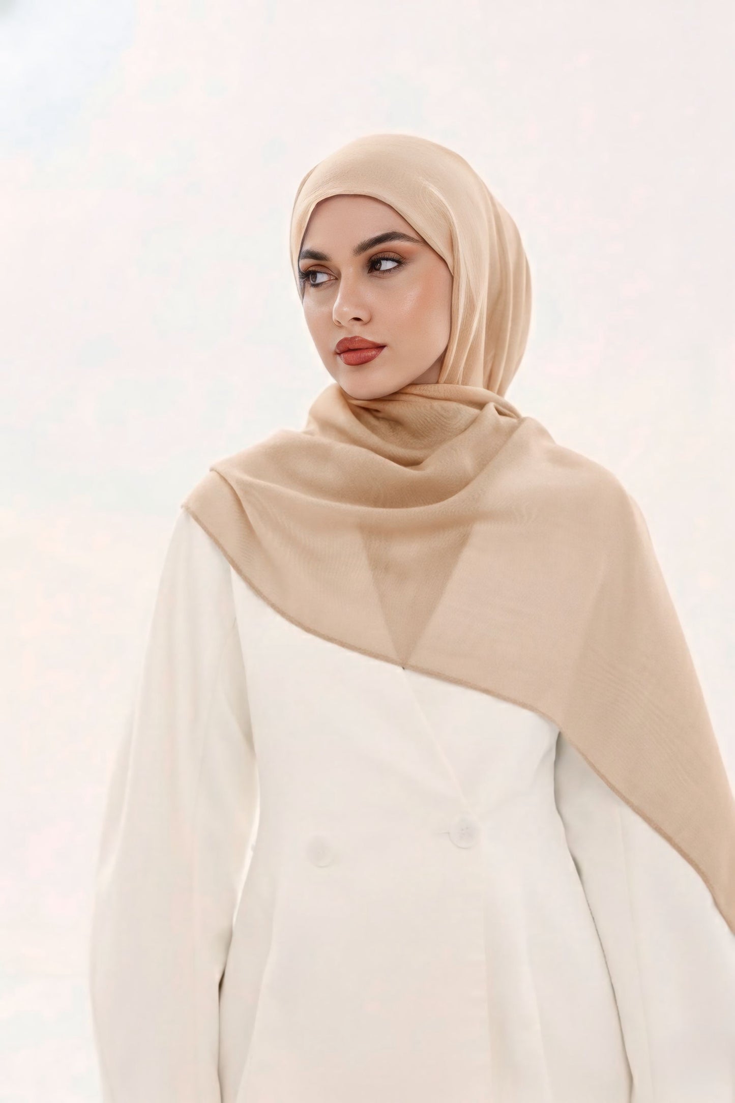 VISCOSE HIJAB - TAN