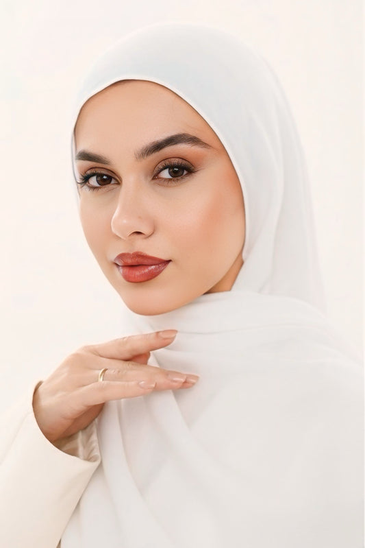VISCOSE HIJAB - WHITE