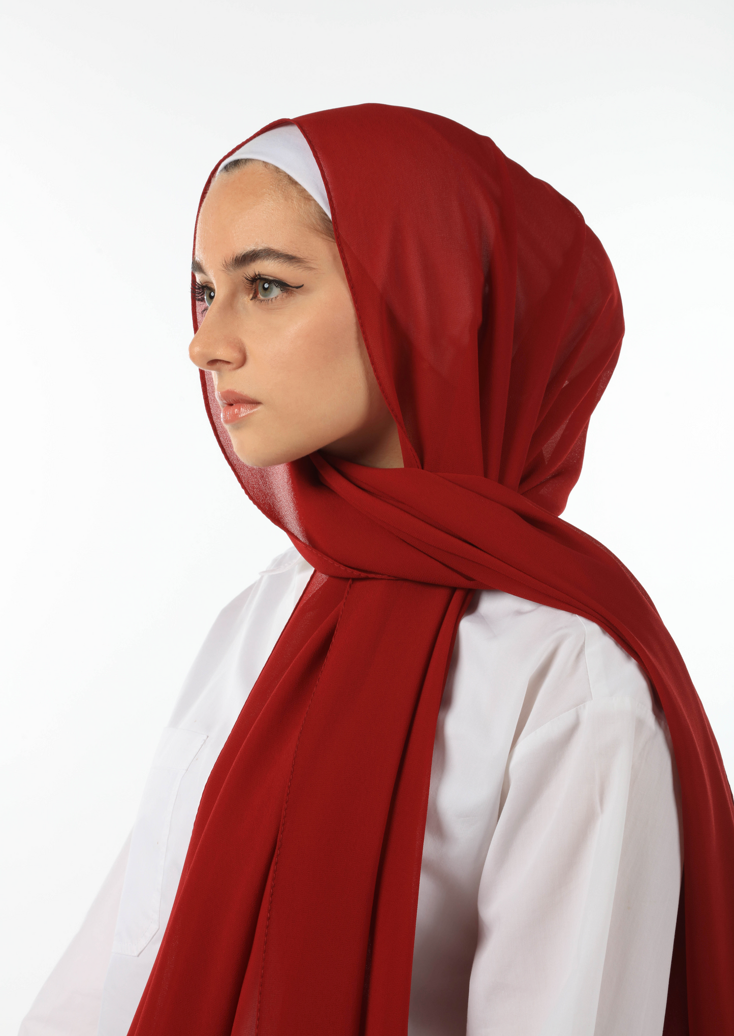 PREMIUM CHIFFON HIJAB - MAROON