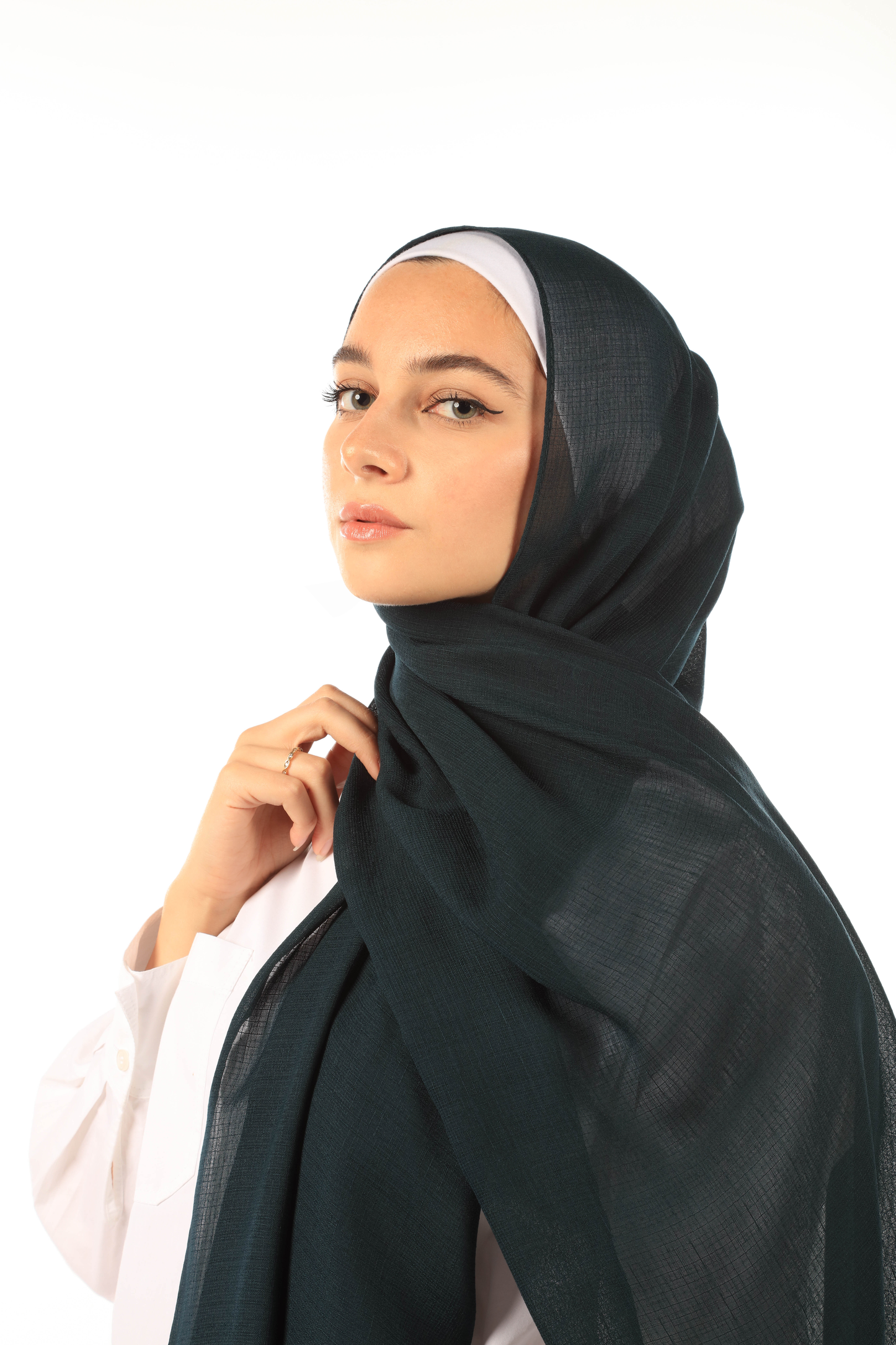 VOILE COTTON HIJAB - TIMBER