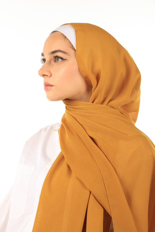 INTERNET COTTON HIJAB - MUSTARD